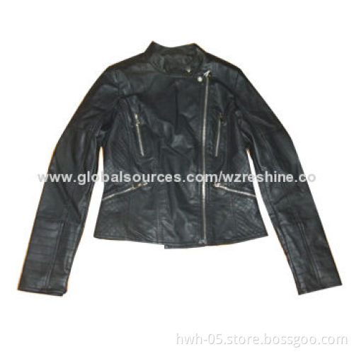 PU Leather Jackets, OEM/ODM Orders are Welcome, Germany TUV and Wal-mart CertificatedNew